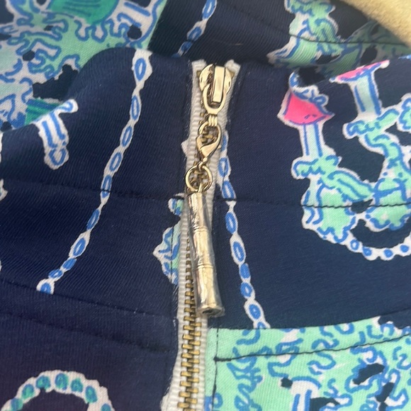 Lilly Pulitzer Half-Zip Patterned Dress (size S) - Picture 3 of 4